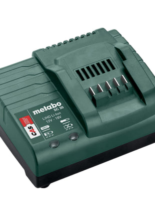 Zestaw podstawowy Metabo 12 V 4x akumulator Li-Power 2,0 Ah ( 4x 625406000 ) + ładowarka SC 30 ( 316067840 )