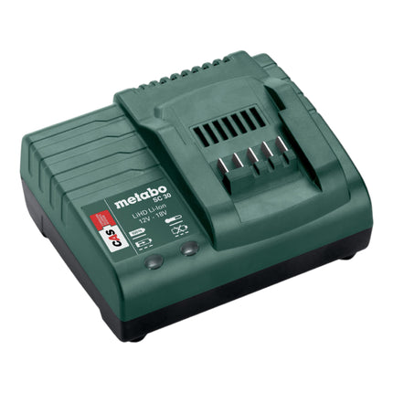 Zestaw podstawowy Metabo 12 V 4x akumulator Li-Power 2,0 Ah ( 4x 625406000 ) + ładowarka SC 30 ( 316067840 )