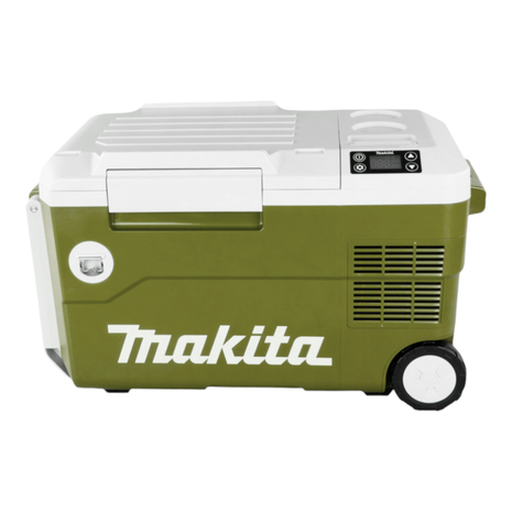 Makita DCW 180 ZO Boîte de refroidissement et de chaleur 36 V ( 2x 18 V ) 20 L Olive - Outdoor Adventures Edition Solo - sans batterie, sans chargeur