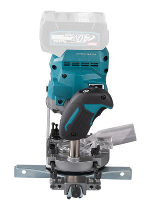 Fresadora inalámbrica Makita RP 001 GZ 40 V máx. 12 mm Brushless Solo - sin batería, sin cargador