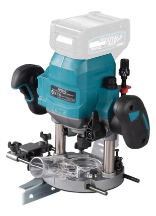 Fresadora inalámbrica Makita RP 001 GZ 40 V máx. 12 mm Brushless Solo - sin batería, sin cargador