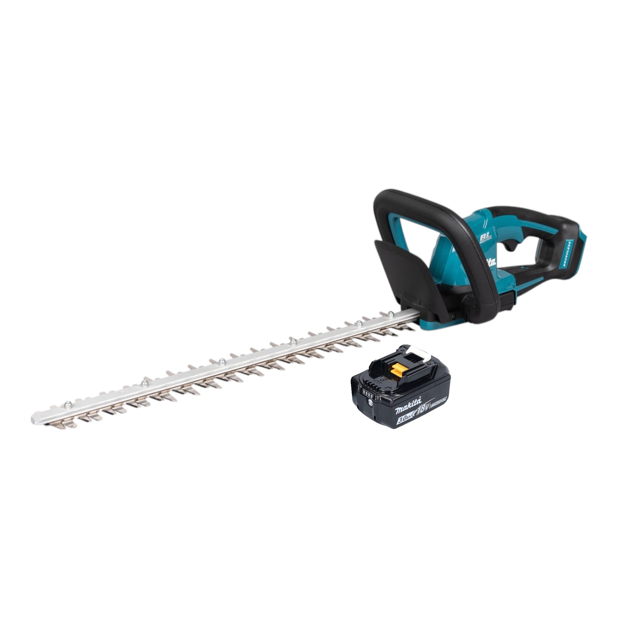 Makita DUH 506 F Akku Heckenschere 18 V 50 cm Brushless 1x Akku 3 0 Ah ohne Ladegeraet 0 - toolbrothers
