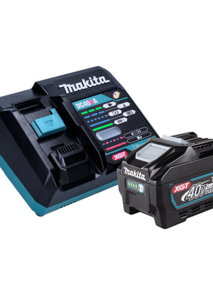 Lijadora excéntrica a batería Makita BO 001 CGT101 40 V máx. 125 mm 5,0 mm carrera sin escobillas + 1x batería 5,0 Ah + cargador + Makpac