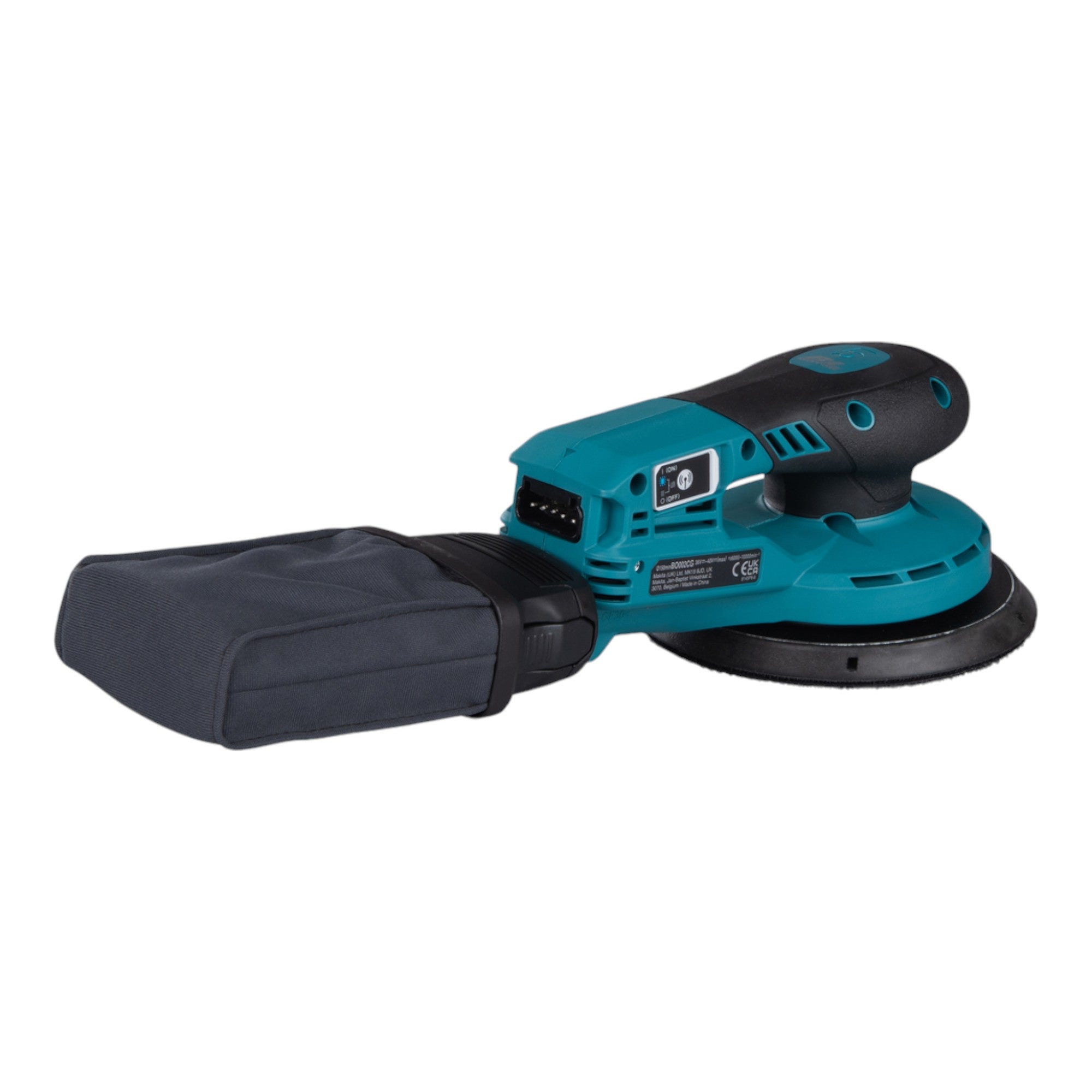 Makita BO 002 CGD101 Akku Exzenterschleifer 40 V max 150 mm 5 0 mm Hub Brushless 1x Akku 2 5 Ah Ladegeraet Makpac 4 - toolbrothers