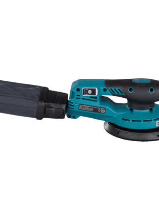 Lijadora excéntrica a batería Makita BO 002 CGM201 40 V máx. 150 mm 5,0 mm carrera sin escobillas + 2x batería 4,0 Ah + cargador + Makpac