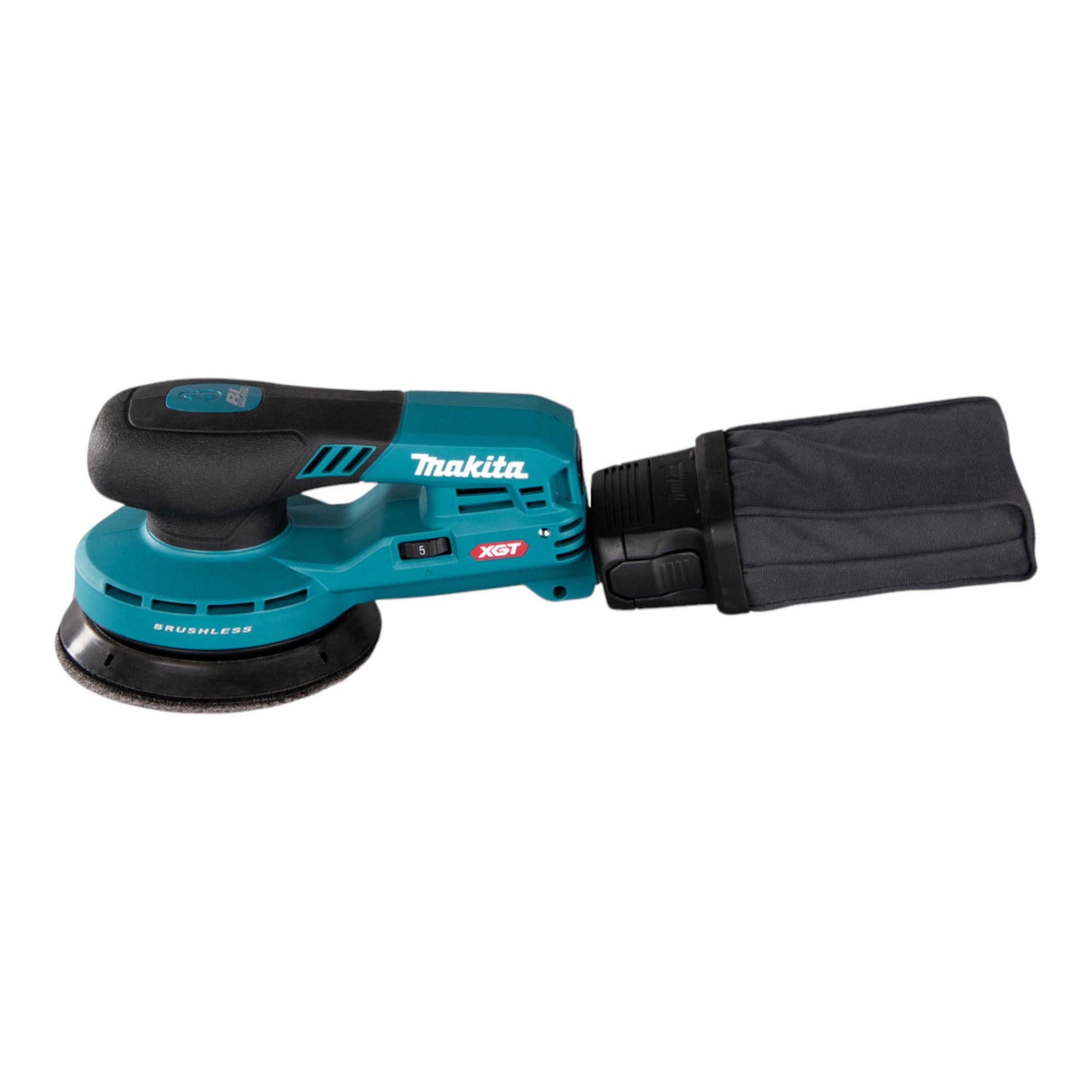 Makita BO 003 CGA1 Akku Exzenterschleifer 40 V max 125 mm 3 0 mm Hub Brushless 1x Akku 2 0 Ah ohne Ladegeraet 1 - toolbrothers