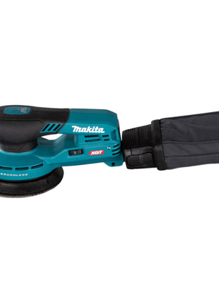 Lijadora excéntrica a batería Makita BO 003 CGT201 40 V máx. 125 mm carrera 3,0 mm sin escobillas + 2x baterías 5,0 Ah + cargador