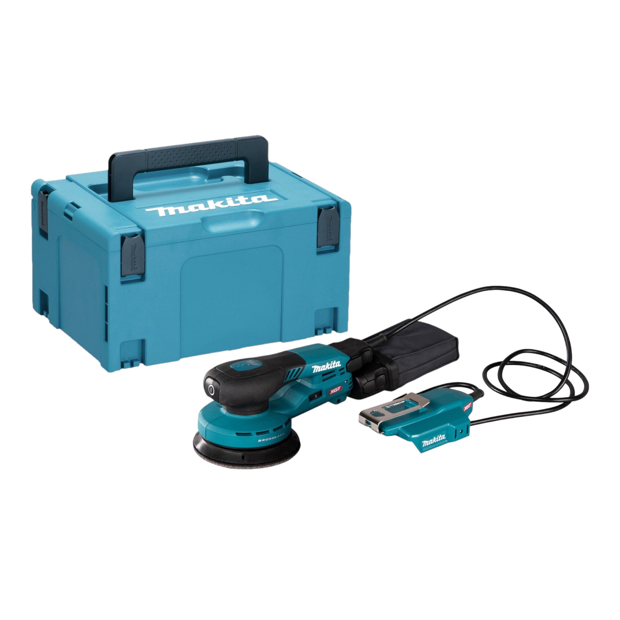 Makita BO 003 CGZ01 Akku Exzenterschleifer 40 V max 125 mm 3 0 mm Hub Brushless Makpac ohne Akku ohne Ladegeraet 0 - toolbrothers