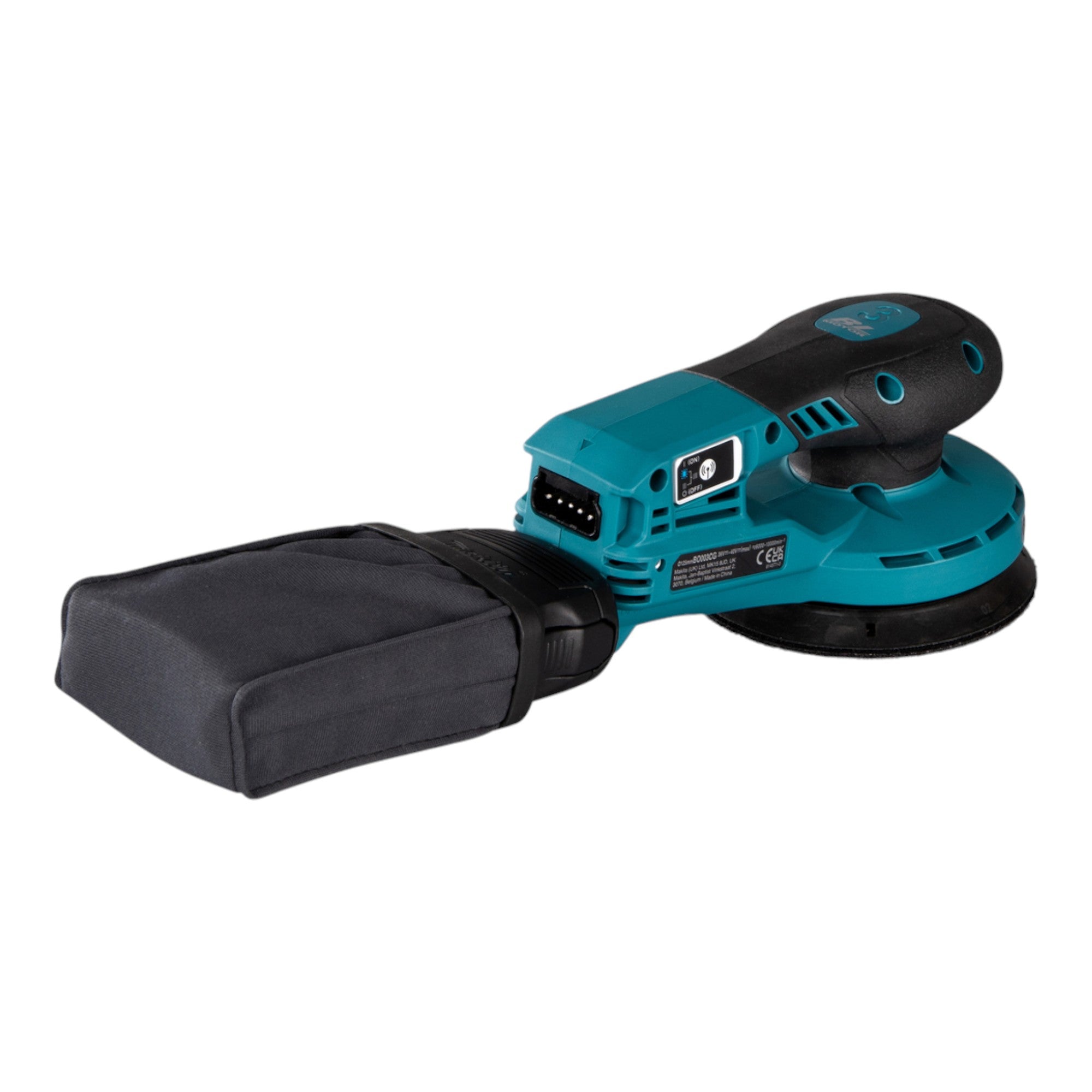 Makita BO 003 CGA101 Akku Exzenterschleifer 40 V max 125 mm 3 0 mm Hub Brushless 1x Akku 2 0 Ah Ladegeraet Makpac 4 - toolbrothers