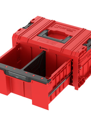 Qbrick System PRO Drawer 1 Toolbox 2.0 Basic RED Ultra HD Custom Boîte à outils 450 x 310 x 244 mm 12 l