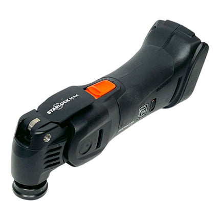 Fein Multimaster AMM 700 MAX AS akumulatorowe narzędzie wielofunkcyjne 18 V Starlock Max Black Edition + akumulator 4,0 Ah + ładowarka + 33 akcesoria + L-Boxx