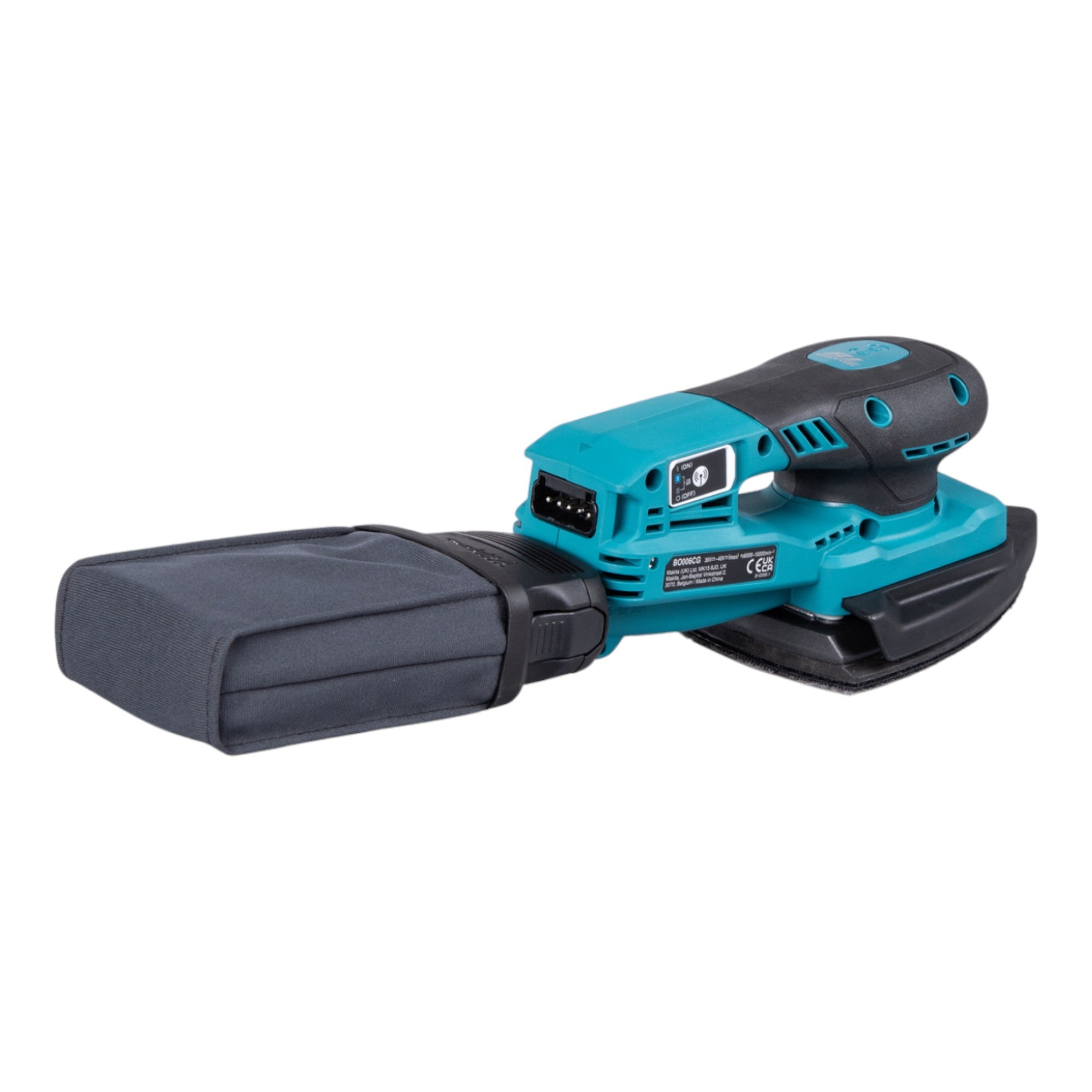 Makita BO 006 CGA101 Akku Deltaschleifer 40 V max 100 x 150 mm 3 0 mm Hub Brushless 1x Akku 2 0 Ah Ladegeraet 3 - toolbrothers