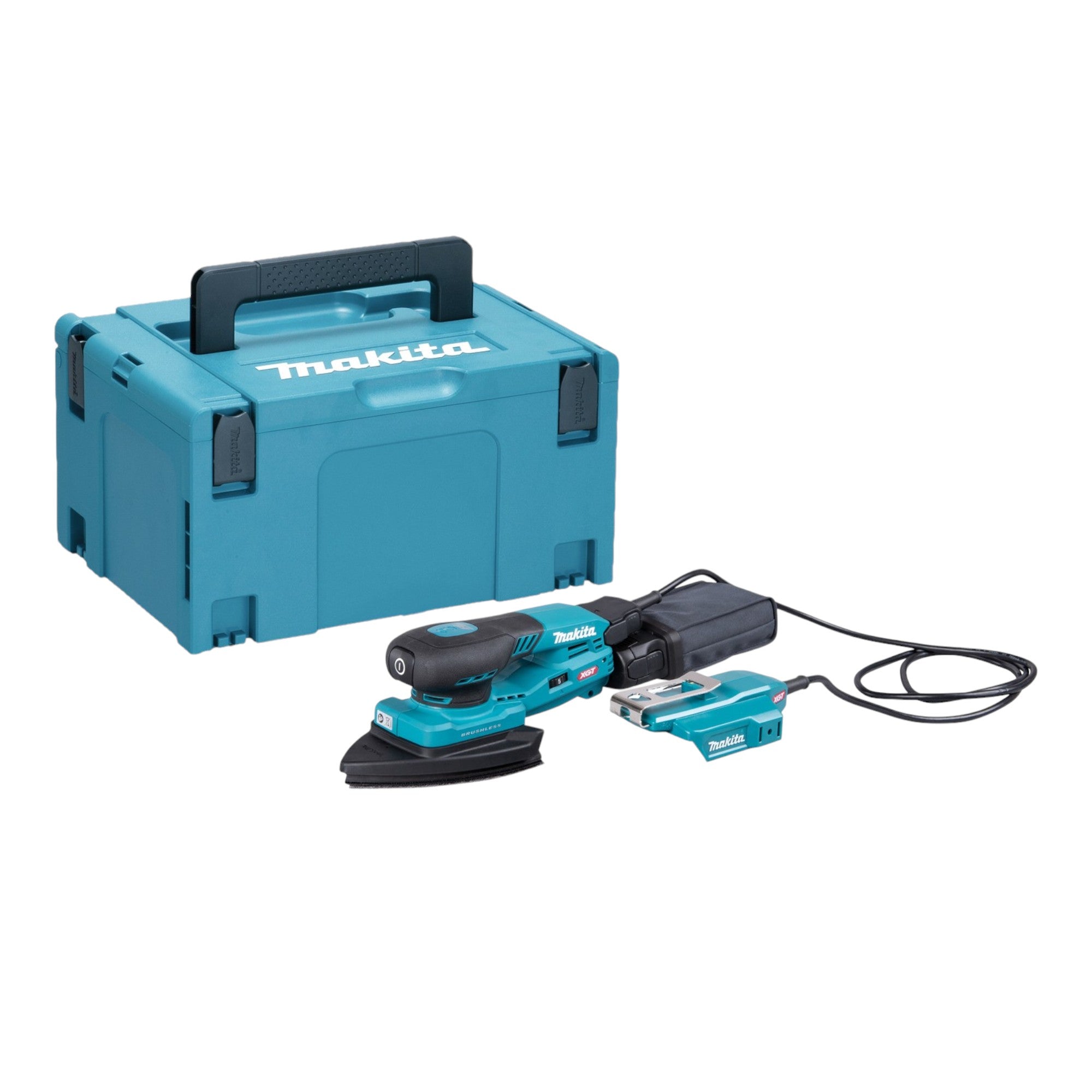 Makita BO 006 CGZ01 Akku Deltaschleifer 40 V max 100 x 150 mm 3 0 mm Hub Brushless Makpac ohne Akku ohne Ladegeraet 0 - toolbrothers
