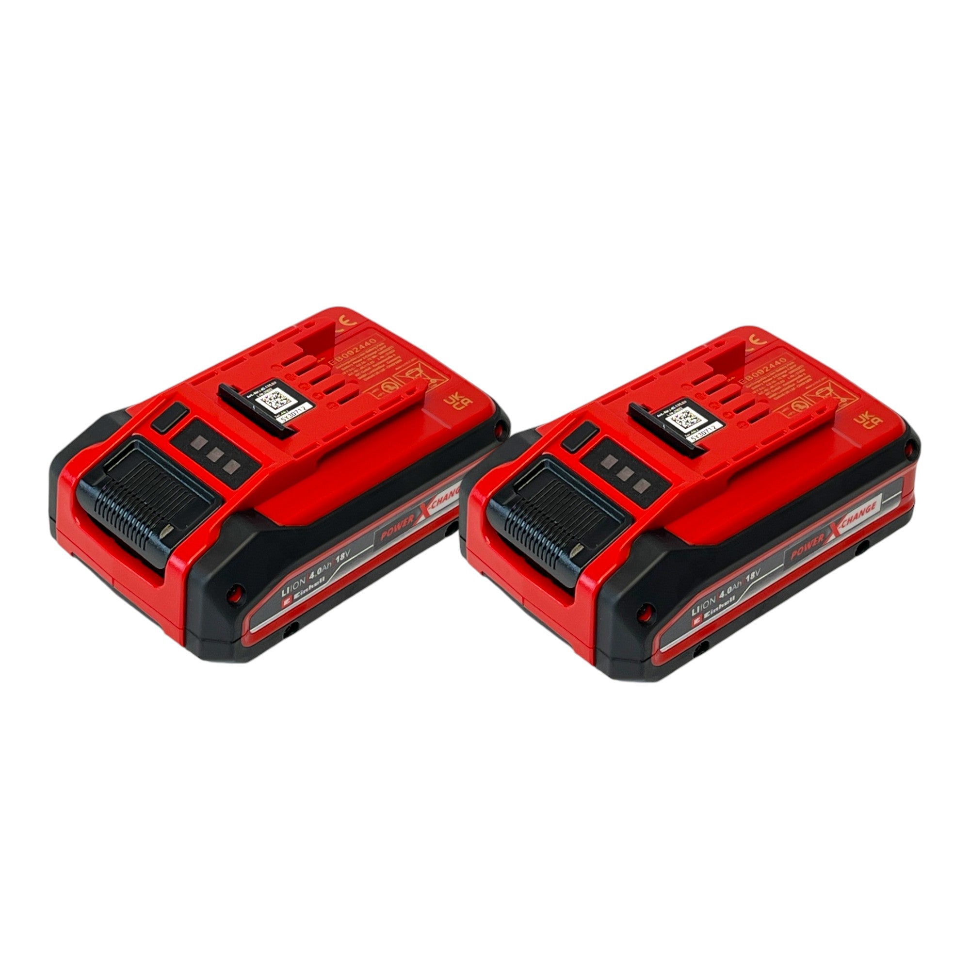 Einhell 18V 4Ah PXC Twinpack 2x Akku 18 V 4 0 Ah Li Ion 4511629 mit Ladestandanzeige 0 - toolbrothers