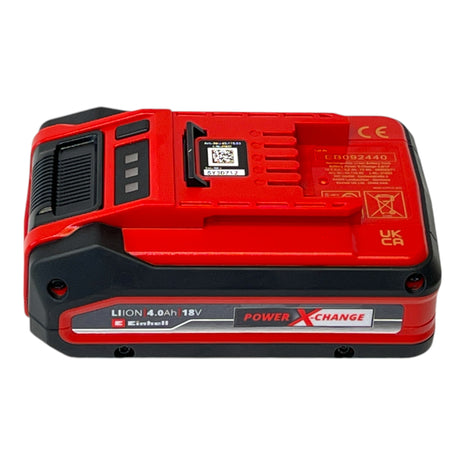 Einhell 3x Power X-Change Plus batterie 18 V 4,0 Ah Li-Ion ( 3x 4511553 ) avec indicateur de charge