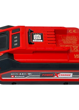 Einhell PXC Starter Kit 2x Power X-Change Plus batterie 18 V 4,0 Ah ( 2x 4511553 ) + Power X-Twincharger 3A chargeur double ( 4512069 )