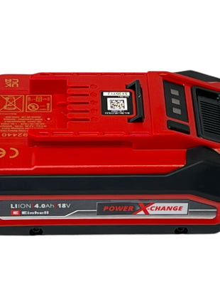 Einhell PXC Starter Kit 4x Power X-Change Plus batterie 18 V 4,0 Ah ( 4x 4511553 ) + Power X-Twincharger 3A chargeur double ( 4512069 ) + Toolcase