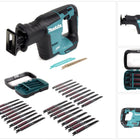 Makita DJR 188 Z Akku Reciprosäge 18 V Brushless Säbelsäge Solo + 27 tlg. Sägeblatt-Set - ohne Akku, ohne Ladegerät - Toolbrothers