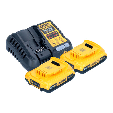 DeWalt DCE 581 D2K Akumulatorowy pistolet na kartusze 18 V 310 ml + 2x akumulator 2,0 Ah + ładowarka + walizka
