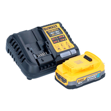 DeWalt DWH 161 E1 Akumulatorowy odkurzacz uniwersalny 18 V 0,21 l bezszczotkowy + 1x akumulator Powerstack 1,7 Ah + ładowarka