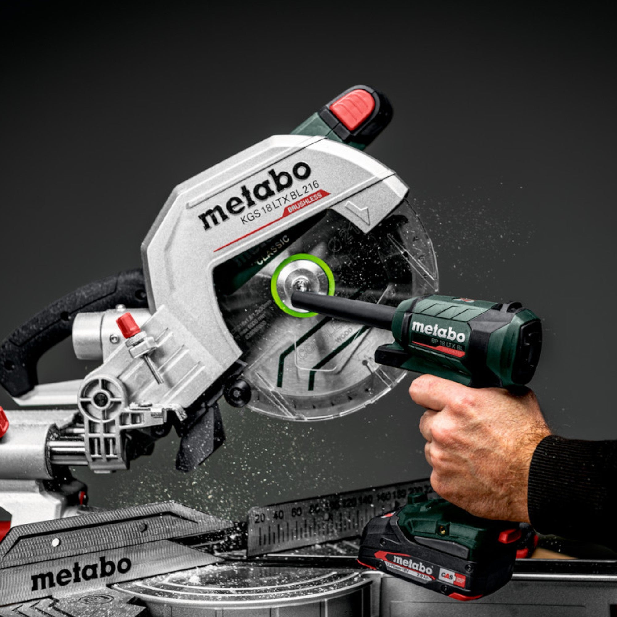 Metabo BP 18 LTX BL Akku Blaspistole 18 V Brushless 1x Akku 2 0 Ah Ladegeraet 4 - toolbrothers