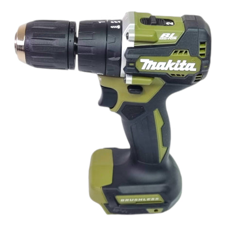 Makita DHP 487 RT1KO akumulatorowa wiertarko-wkrętarka udarowa 18 V 40 Nm bezszczotkowa seria Olive Outdoor Adventure + 1x akumulator 5,0 Ah + ładowarka + walizka