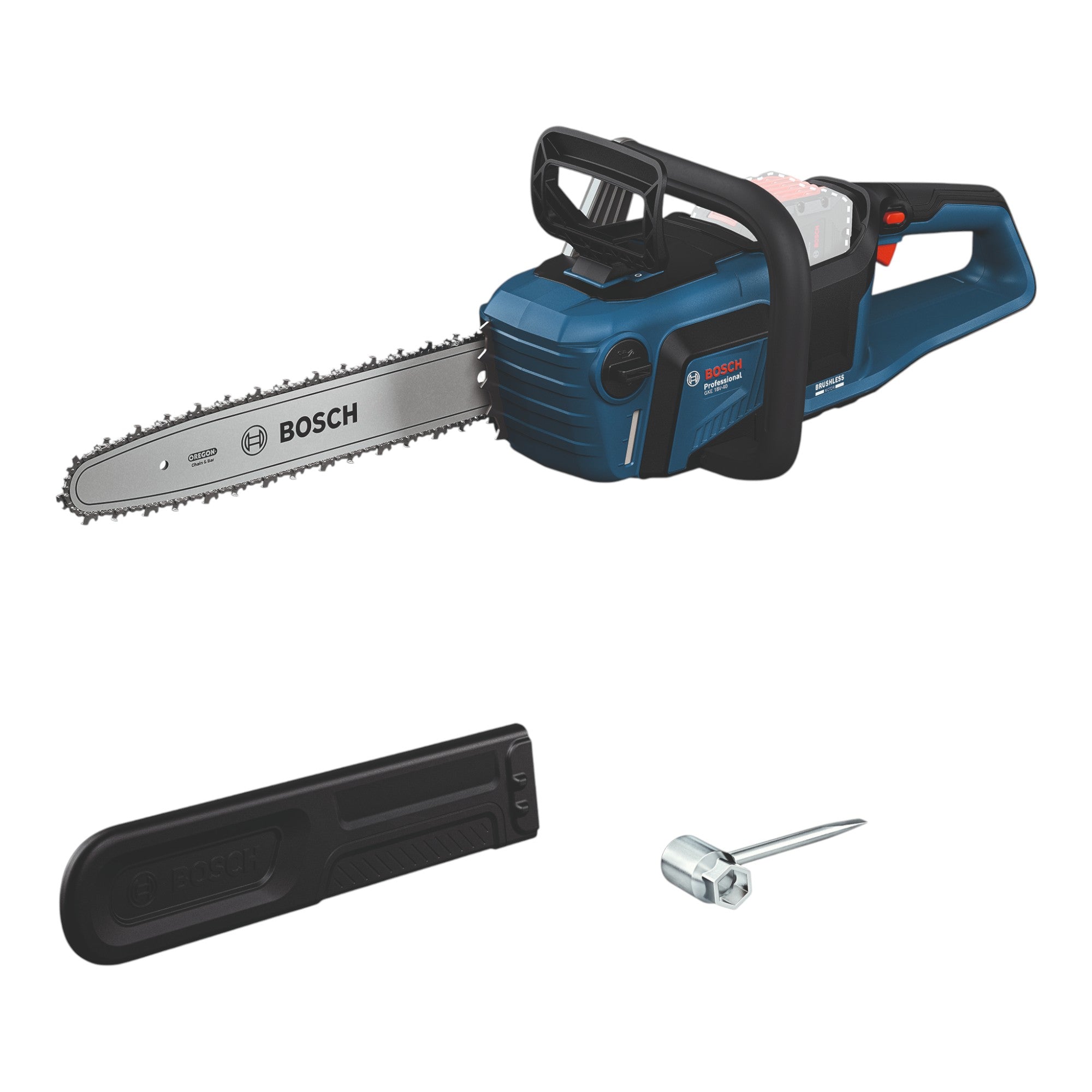 Bosch GKE 18V 40 Professional Akku Kettensaege 18 V 40 cm Brushless 06008D3000 Solo ohne Akku ohne Ladegeraet 0 - toolbrothers