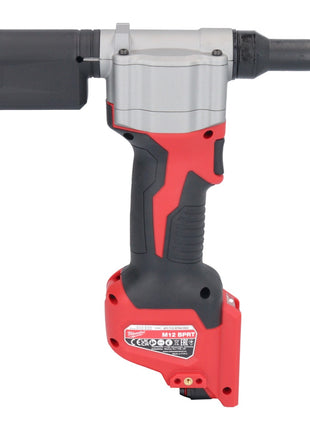 Milwaukee M12 BPRT-201 Akku Blindnietgerät 12 V 20,32 mm + 1x Akku 2,0 Ah - ohne Ladegerät