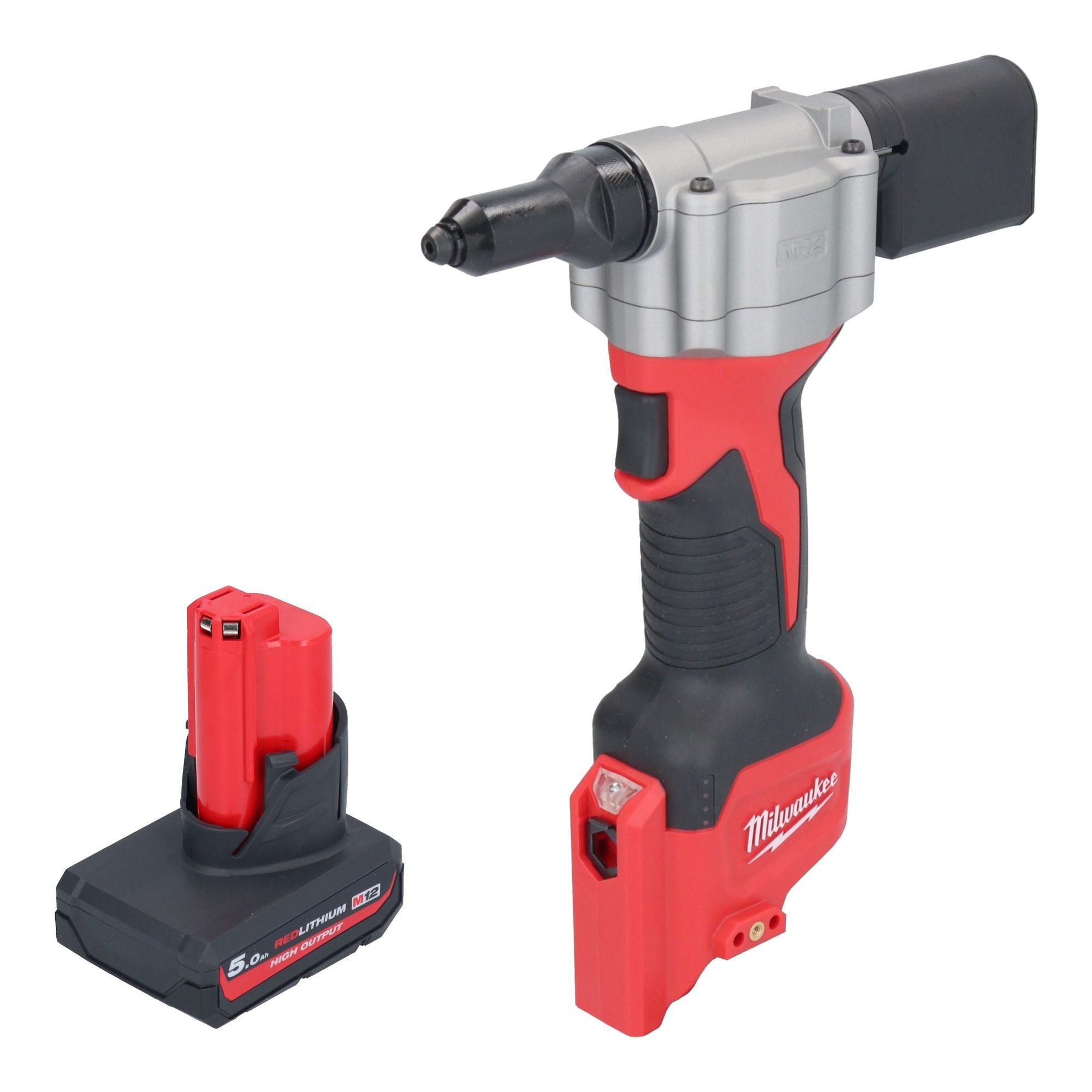 Milwaukee M12 BPRT 501 Akku Blindnietgeraet 12 V 20 32 mm 1x Akku 5 0 Ah ohne Ladegeraet 0 - toolbrothers