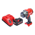Milwaukee M18 FMTIW2F12 551 Akku Schlagschrauber 18 V 745 Nm 1 2 Brushless 1x Akku 5 5 Ah Ladegeraet 0 - toolbrothers