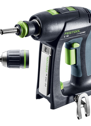 Taladro atornillador a batería Festool C 18-Basic-4.0 18 V 45 Nm sin escobillas (577050) + 1x batería 4,0 Ah + Systainer - sin cargador