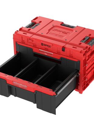 Qbrick System ONE Drawer 2 Plus Toolbox 2.0 Red Ultra HD boîte à outils modulaire 587 x 380 x 340 mm 9 l 20 l