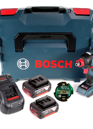 Bosch GDX 18 V-200 C Professional 18 V Li-Ion Akku Drehschlagschrauber Brushless in L-Boxx + 2 x 5,0 Ah Akku + Ladegerät + GCY 30-4 Bluetooth Connectivity Modul ( 0 601 9G4 200 ) - Toolbrothers