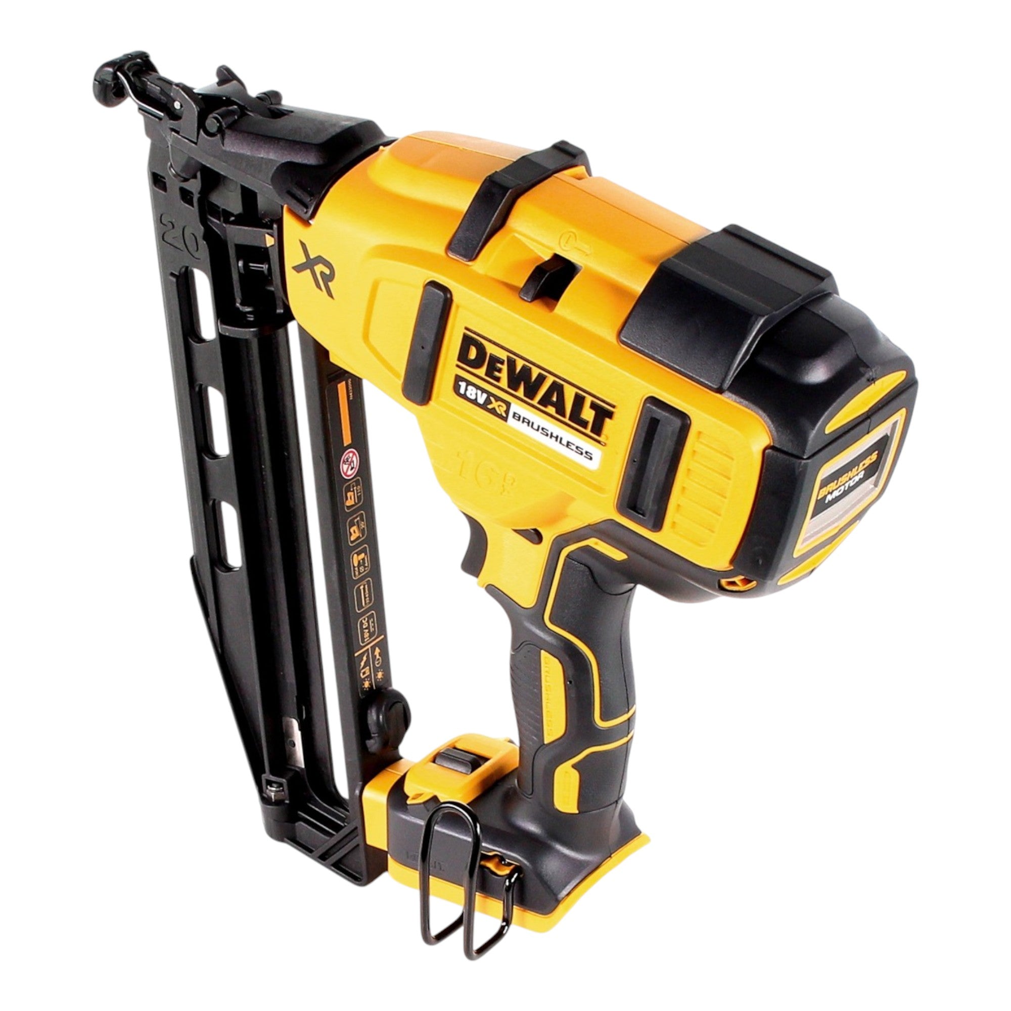 DeWalt DCN 660 H2 Akku Nagler 18V 32 63 mm Brushless 2x Powerstack Akku 5 0 Ah Ladegeraet 4 - toolbrothers