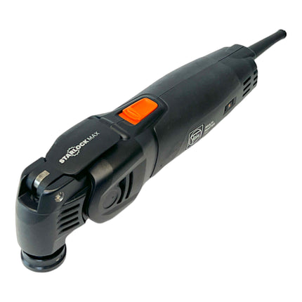 Fein Multimaster MM 700 Max narzędzie wielofunkcyjne 450 W Starlock Max Black Edition + zestaw akcesoriów szlifierskich 63 szt. + L-Boxx