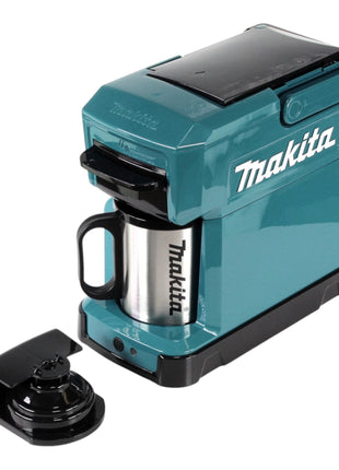 Makita DCM 501 SG Akku Kaffeemaschine 12 V max. / 18 V + 1x Akku 6,0 Ah + Ladegerät