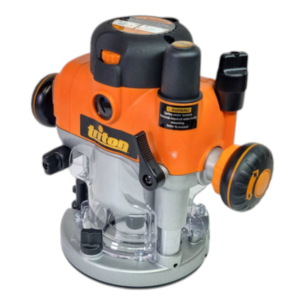 Precyzyjna frezarka górnowrzecionowa Triton TRA001 2400 W 0 - 68 mm z podwójną funkcją ( 330165 ) + przykładnica