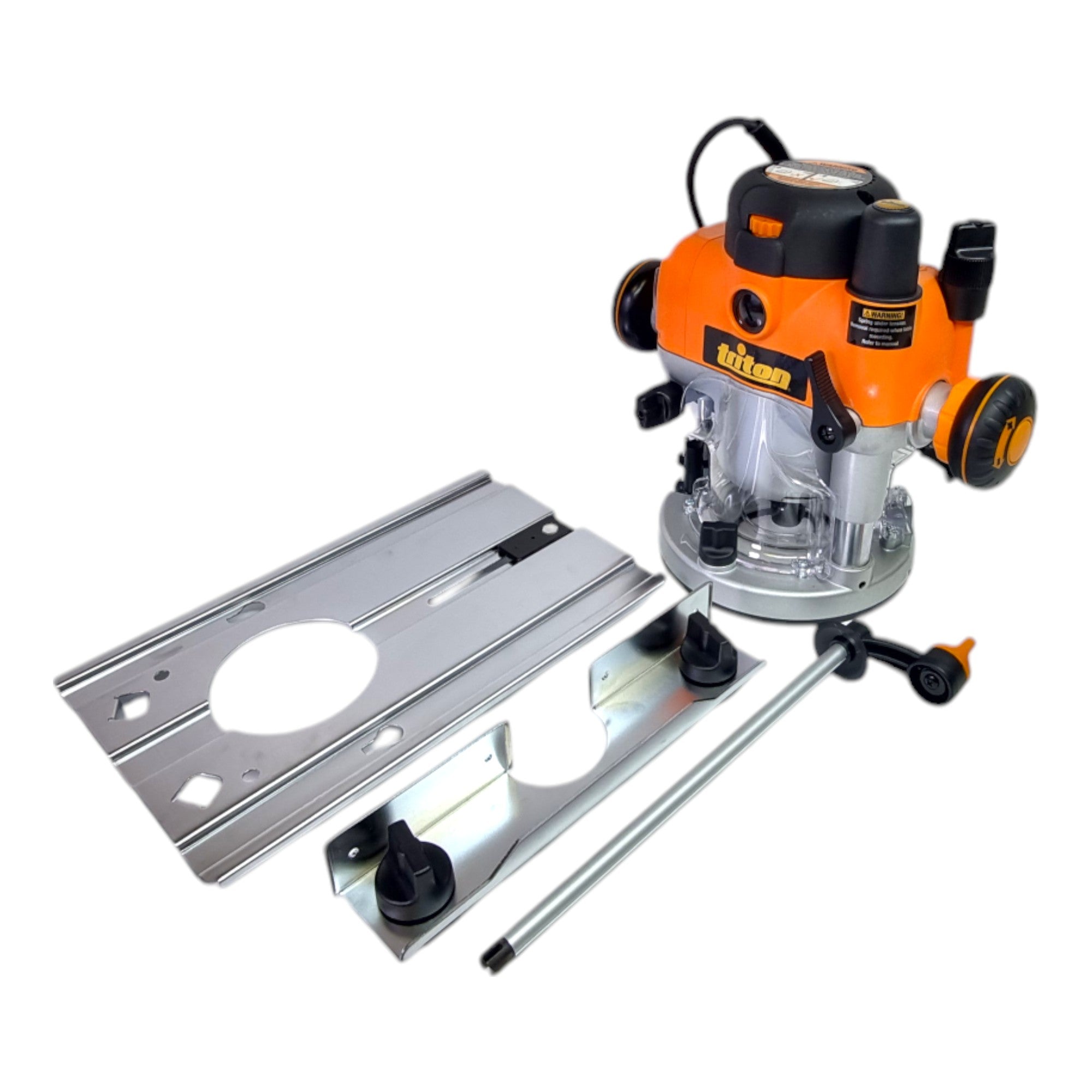 Triton TRA001 Praezisions Oberfraese 2400 W 0 68 mm mit Doppelfunktion 330165 Anschlag 0 - toolbrothers