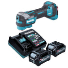 Makita TM 001 GD201 Akku Multifunktionswerkzeug 40 V max Starlock Max Brushless 2x Akku 2 5 Ah Ladegeraet 0 - toolbrothers