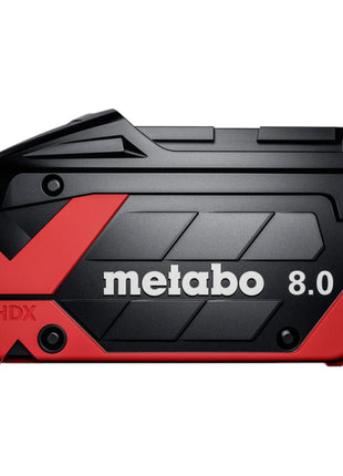 Metabo Set de base 3x bloc batterie LiHDX 18 V 8,0 Ah ( 3x 624975000 ) + chargeur ASC 290 ( 627370000 )