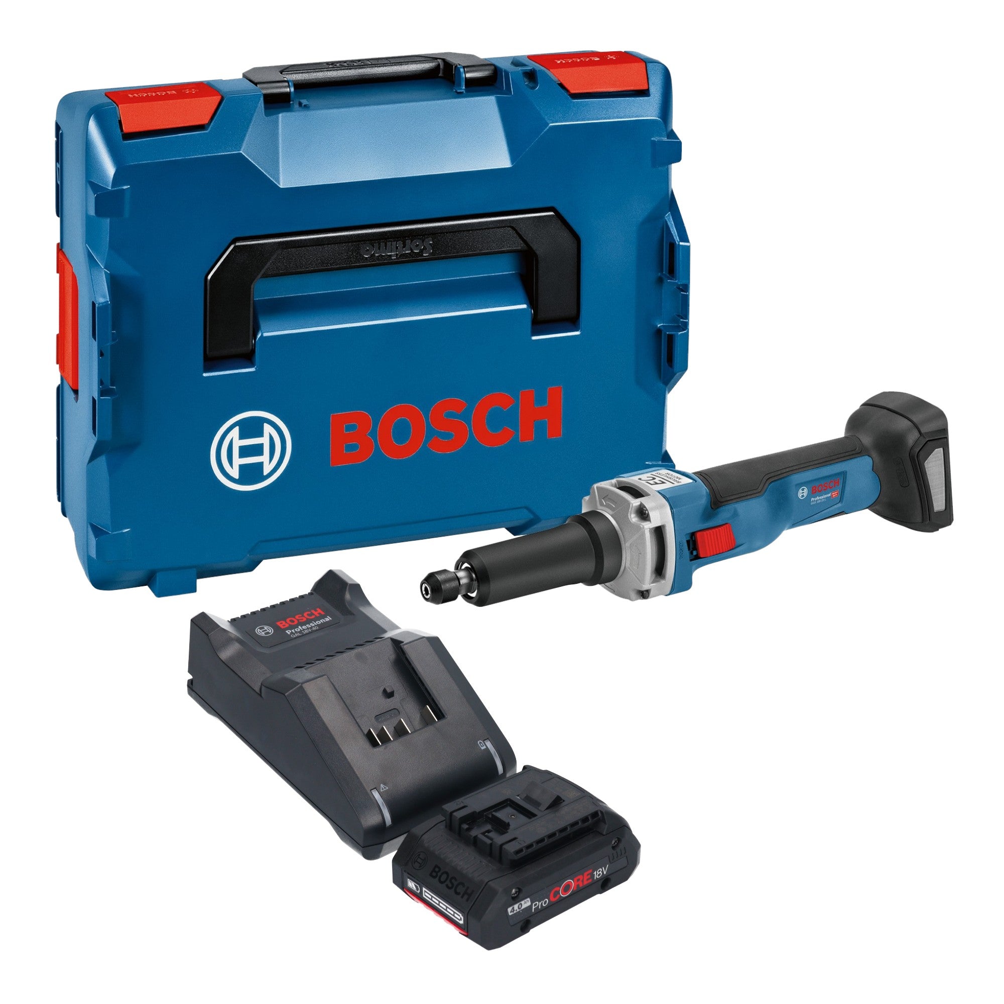 Bosch GGS 18V 23 LC Professional Akku Geradschleifer 18 V Brushless 1x ProCORE Akku 4 0 Ah Ladegeraet L Boxx 0 - toolbrothers