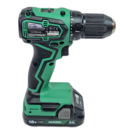 Wiertarko-wkrętarka akumulatorowa HiKOKI DS18 DDWRZ 18 V 55 Nm bezszczotkowa + 2x akumulator 2,0 Ah + ładowarka + walizka