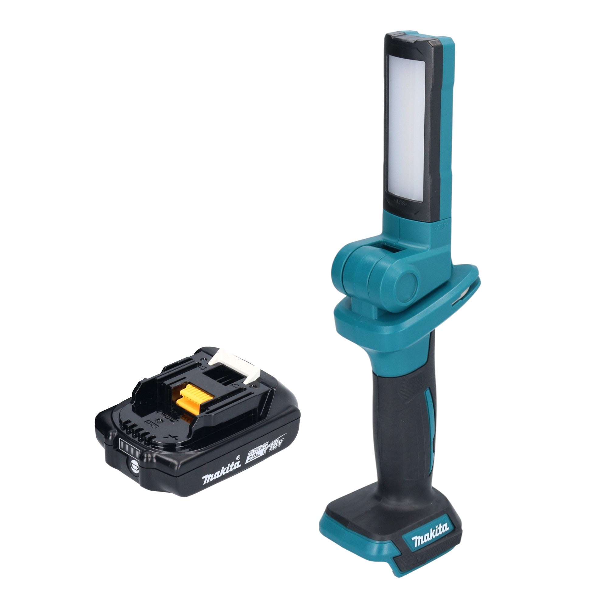Makita DML 816 A1 Akku Arbeitsleuchte 18 V 100 500 lm LED 1x Akku 2 0 Ah ohne Ladegeraet 0 - toolbrothers