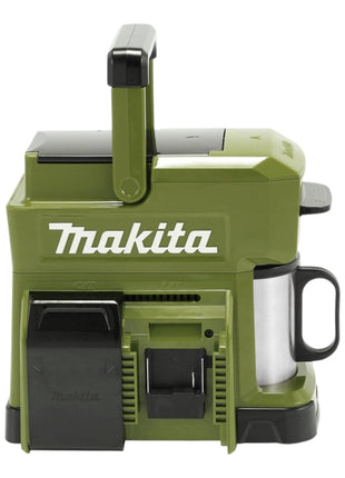 Cafetera a batería Makita DCM 501 SGO 12 V máx / 18 V Oliva + 1x batería 6,0 Ah + cargador