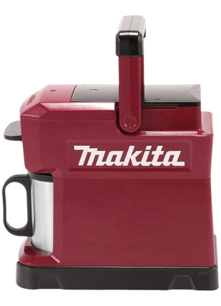 Makita DCM 501 SFAR Cafetière sans fil 12 V maxi / 18 V rouge + 1x batterie 3,0 Ah + chargeur