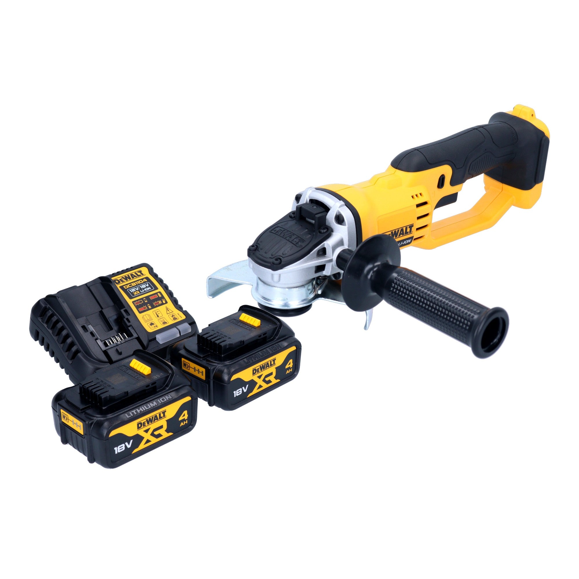 DeWalt DCG 412 M2 Akku Winkelschleifer 18 V 125 mm 2x Akku 4 0 Ah Ladegeraet 0 - toolbrothers