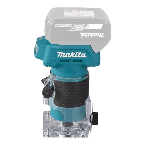 Makita DRT 52 RM1 Akku Kantenfräse 18 V 6 mm Brushless + 1x Akku 4,0 Ah + Ladegerät