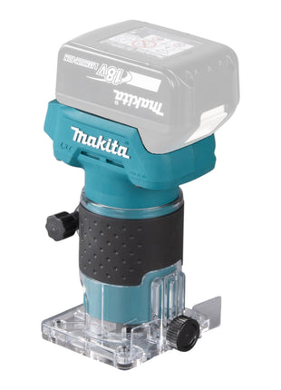 Makita DRT 52 RT1 Akku Kantenfräse 18 V 6 mm Brushless + 1x Akku 5,0 Ah + Ladegerät