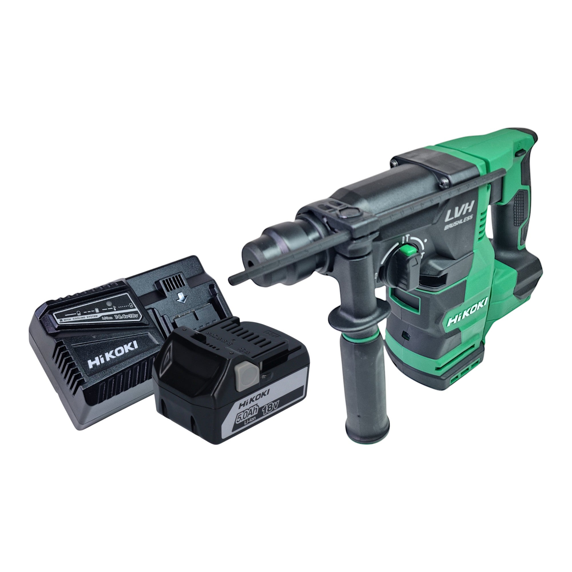 Hikoki DH1826 DAW4Z Akku Kombihammer 18 V 3 2 J SDS Plus Brushless 1x Akku 5 0 Ah Ladegeraet 0 - toolbrothers