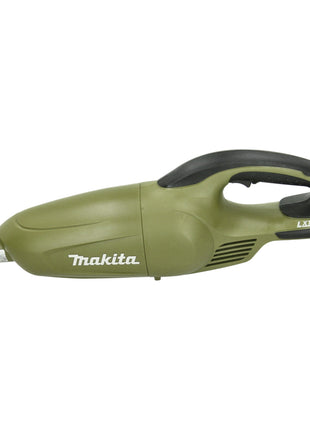 Makita DCL 180 TO Aspirateur à batterie 18 V 0,65 l Olive Outdoor Adventure Serie + 1x batterie 5,0 Ah - sans chargeur